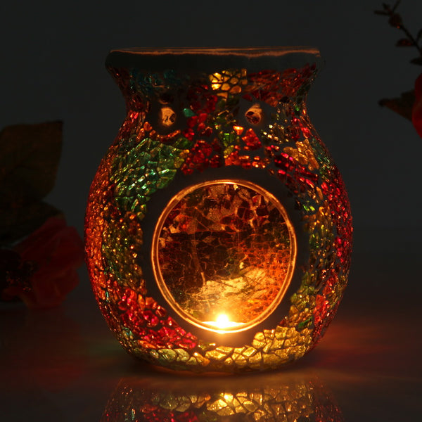 Glass Mosaic Candle Holder