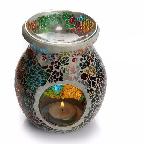 Glass Mosaic Candle Holder
