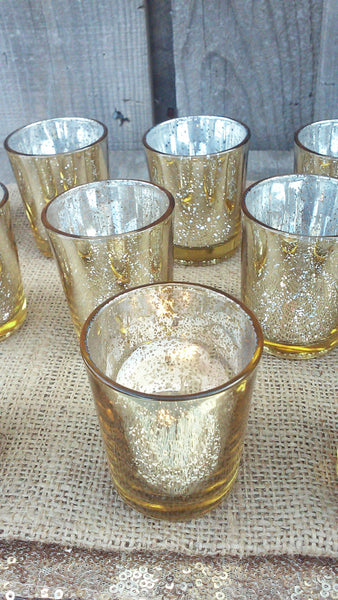 Metallic Candle Holder