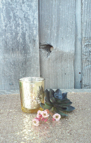 Metallic Candle Holder