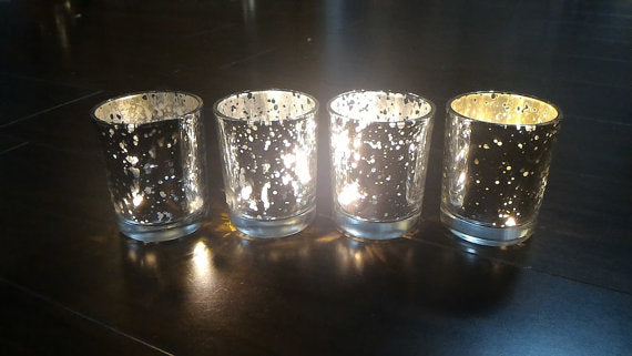 Metallic Candle Holder