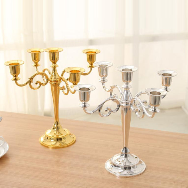 Golden Candle Stand Holder