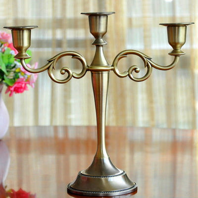 Golden Candle Stand Holder