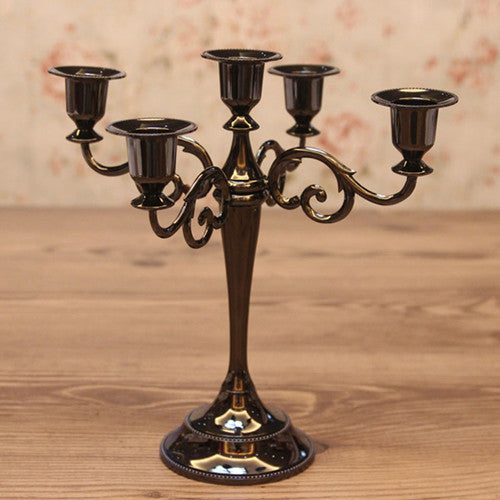 Golden Candle Stand Holder