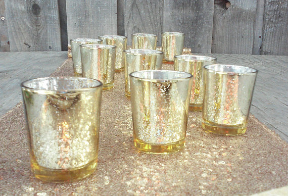 Metallic Candle Holder